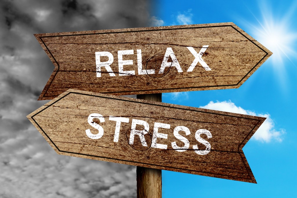 Relax and stress road signs