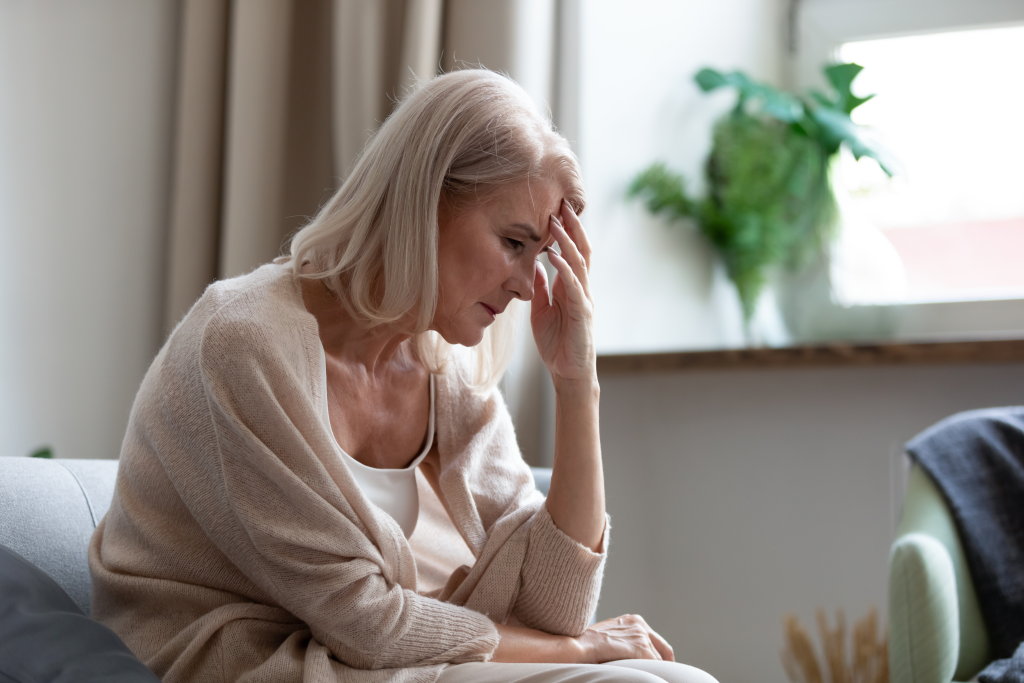 Forgetful woman