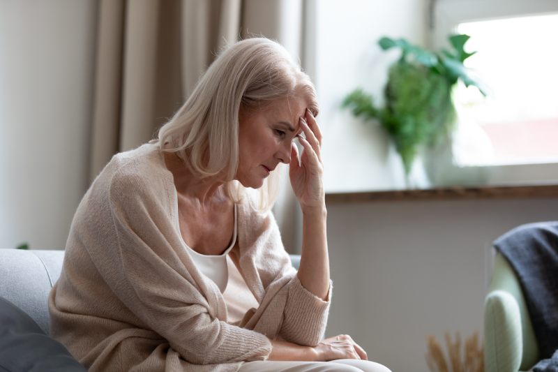 Forgetful woman