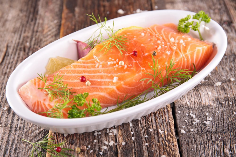 Fresh salmon