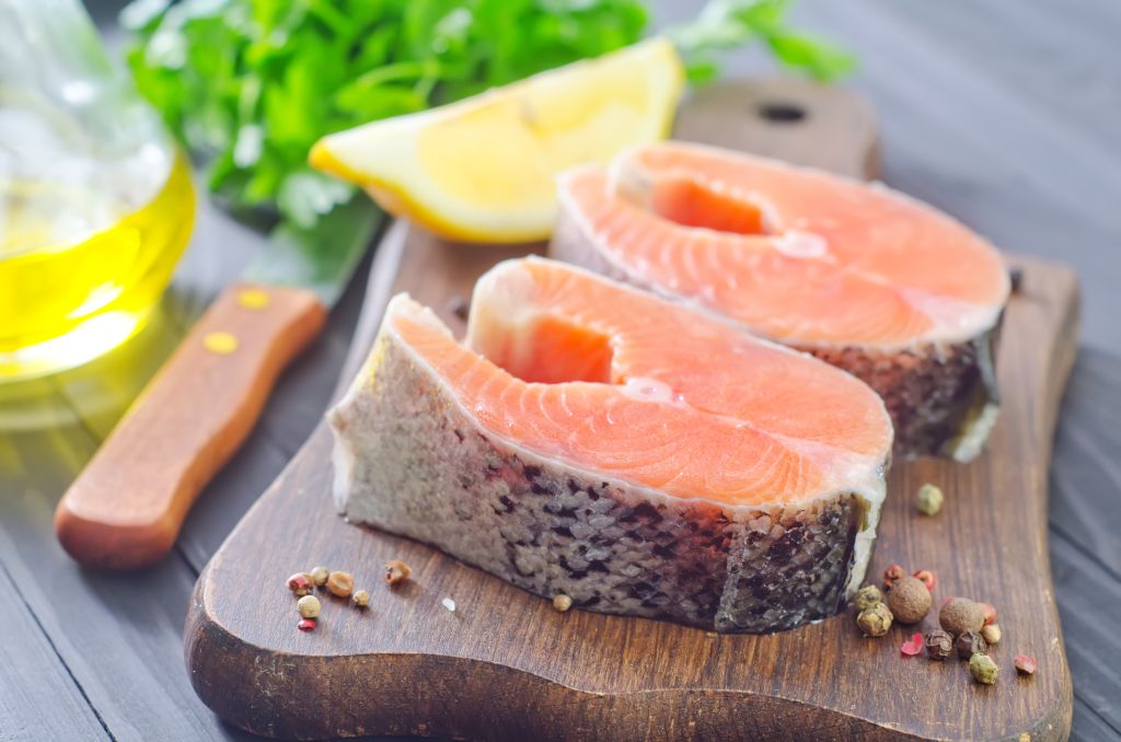 Salmon filets