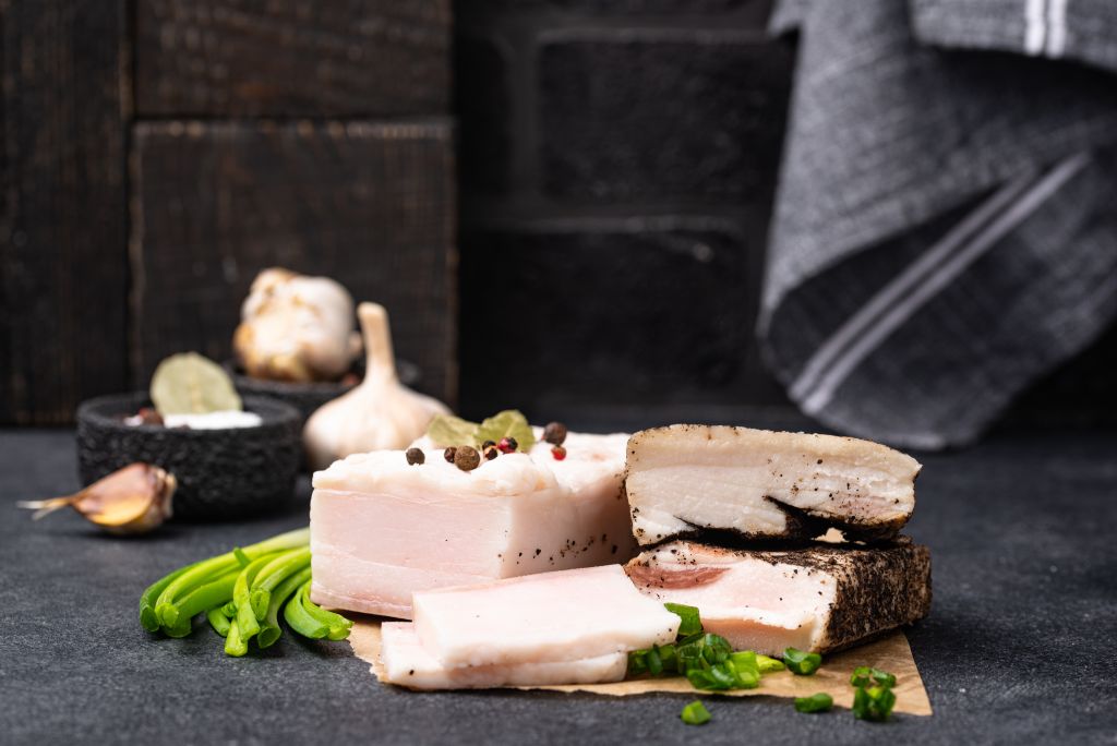 Rendered pork fat