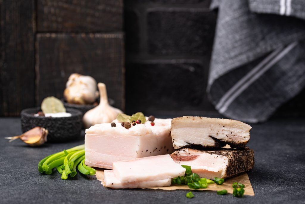 Rendered pork fat