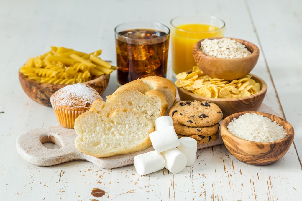 Refined carbohydrates and sugars