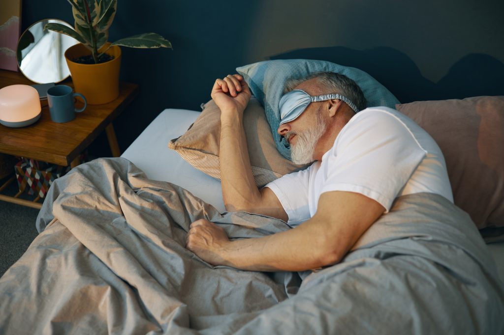 Man in bed