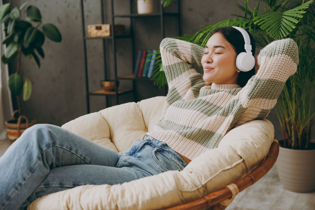 Woman relaxing