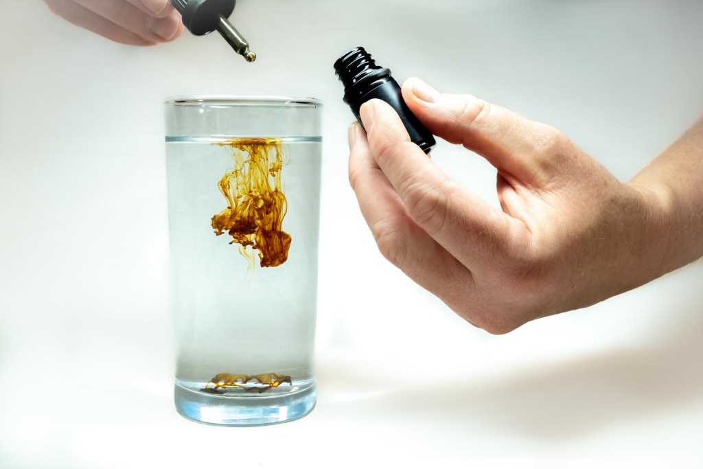 Colloidal silver in water