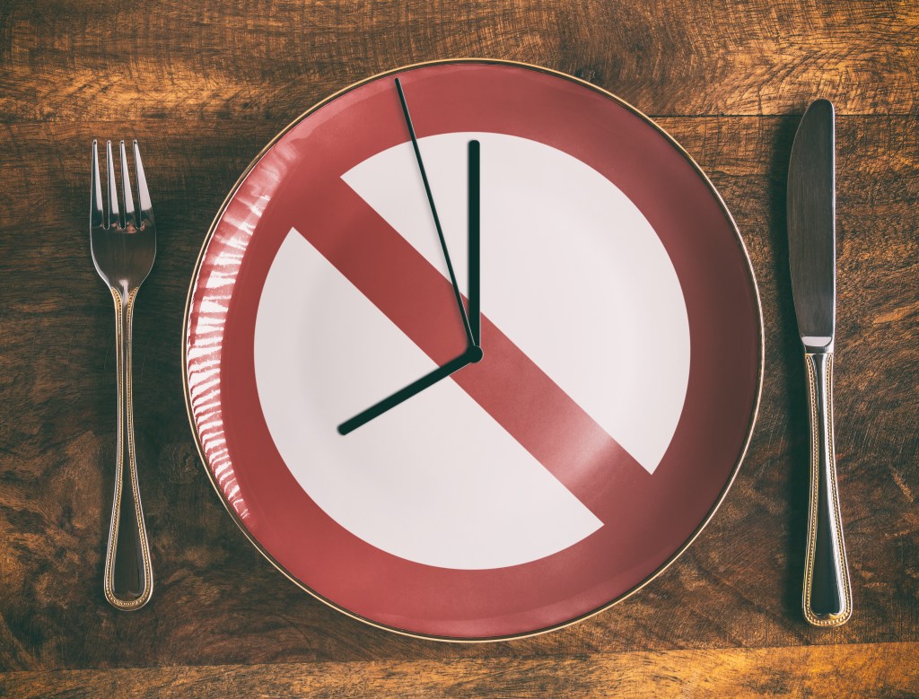Intermittent fasting concept