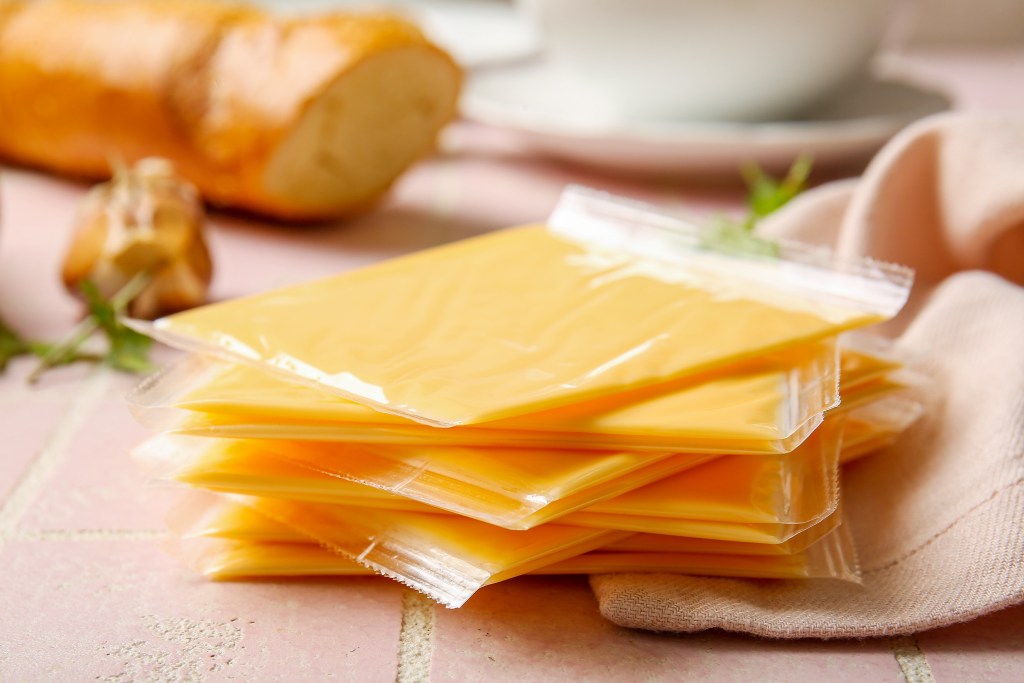 Processed American cheese