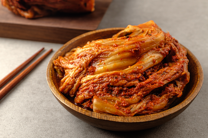 Fermented cabbage leaves