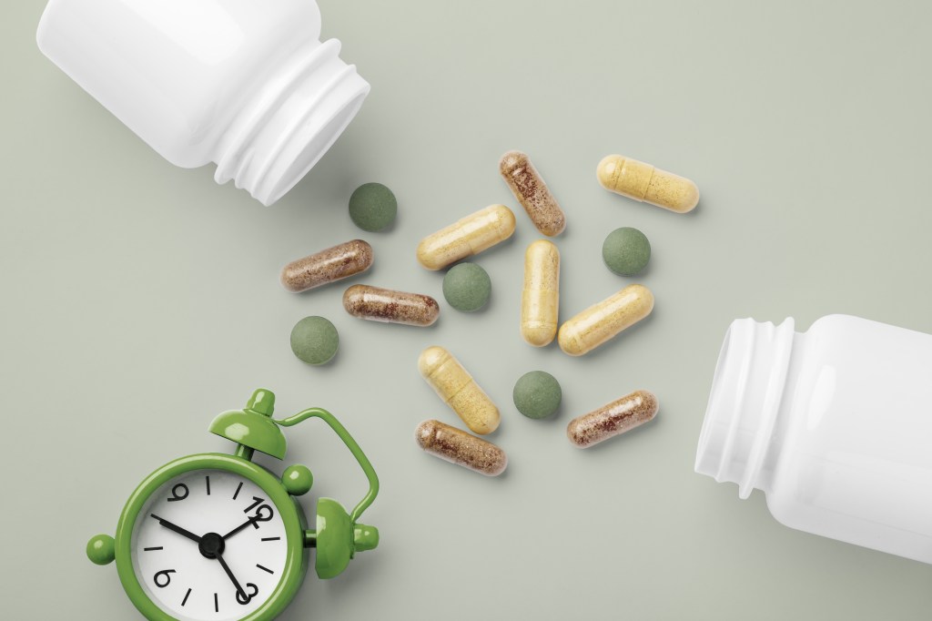 Clock and medication