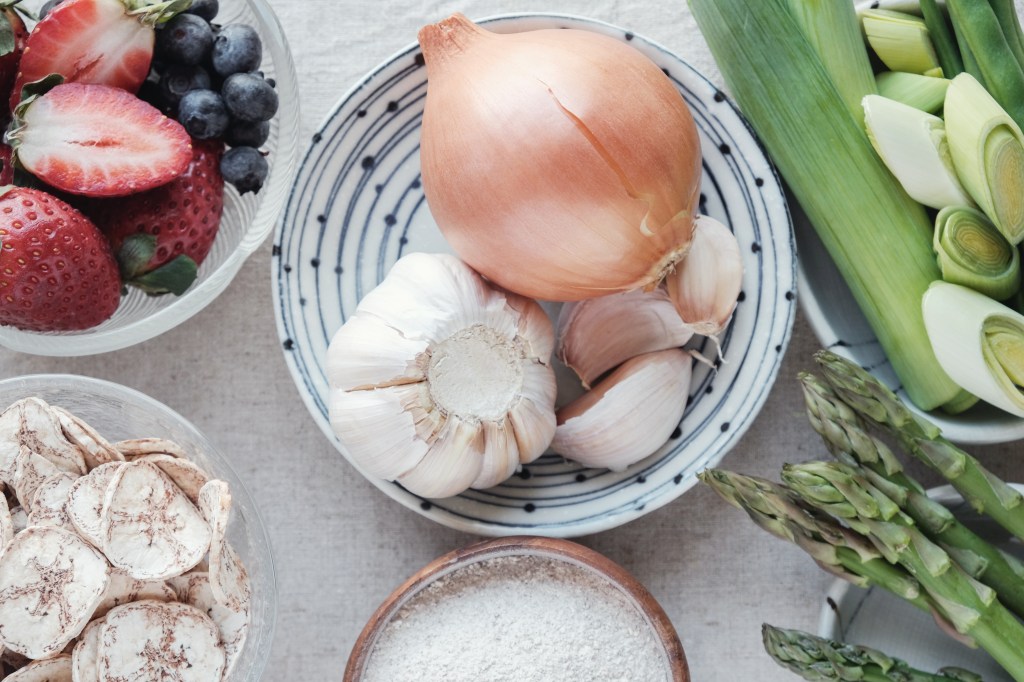 Prebiotic foods and tablets