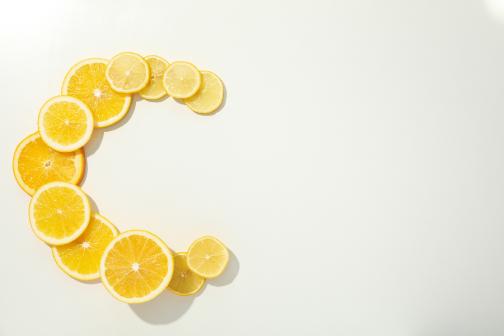 Letter C in citrus fruits