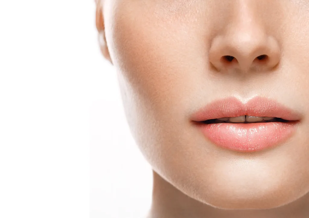 Healthy natural lips
