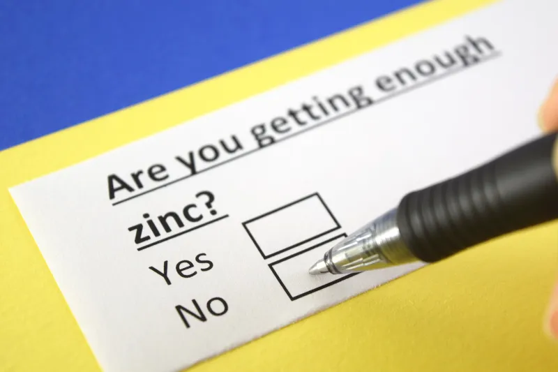 Zinc status form