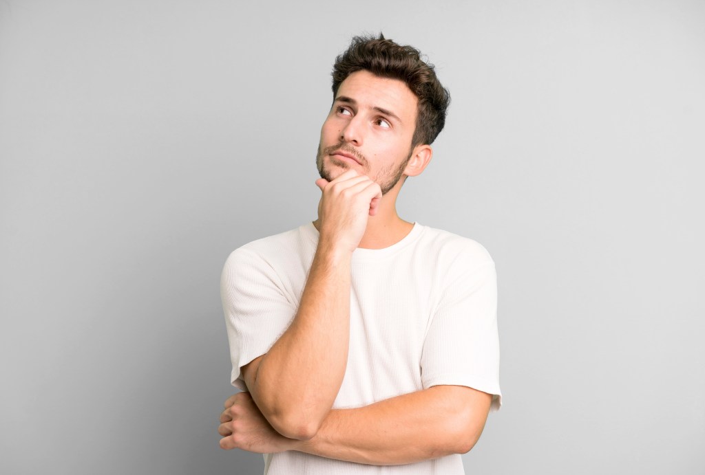 Man wondering