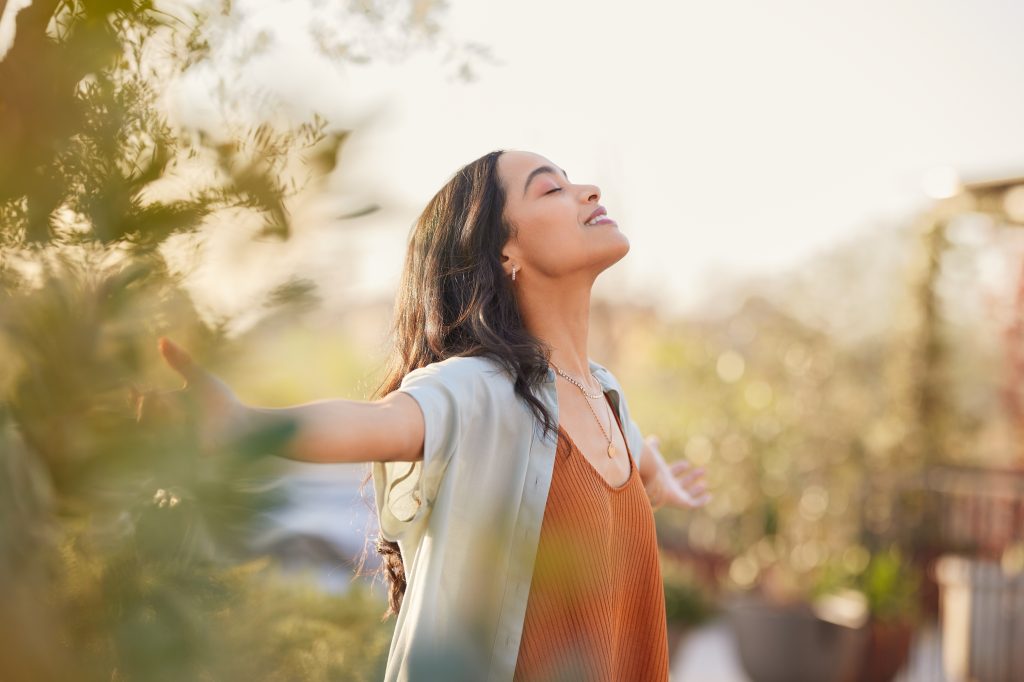 Happy woman