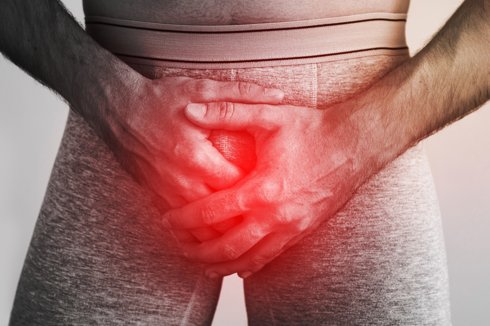 Man with prostate symptoms