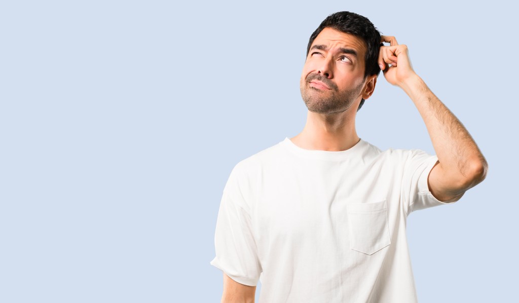 Man wondering 