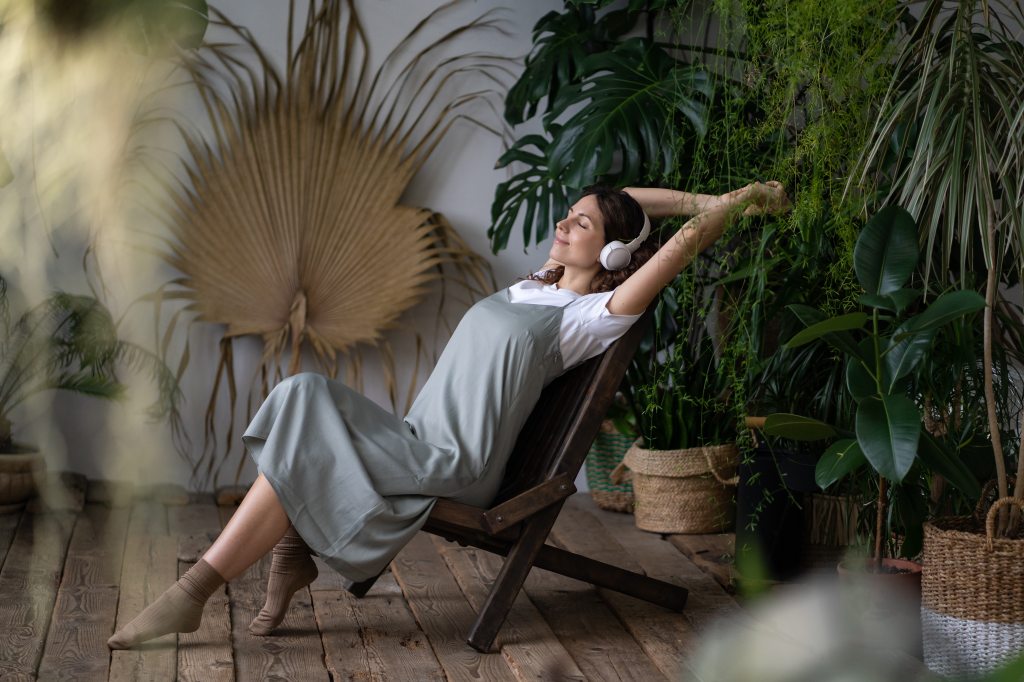 Woman relaxing