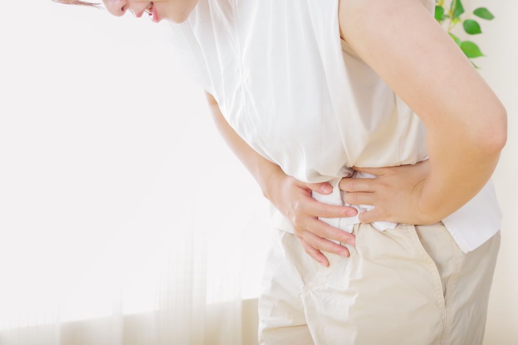 Women with digestive discomfort