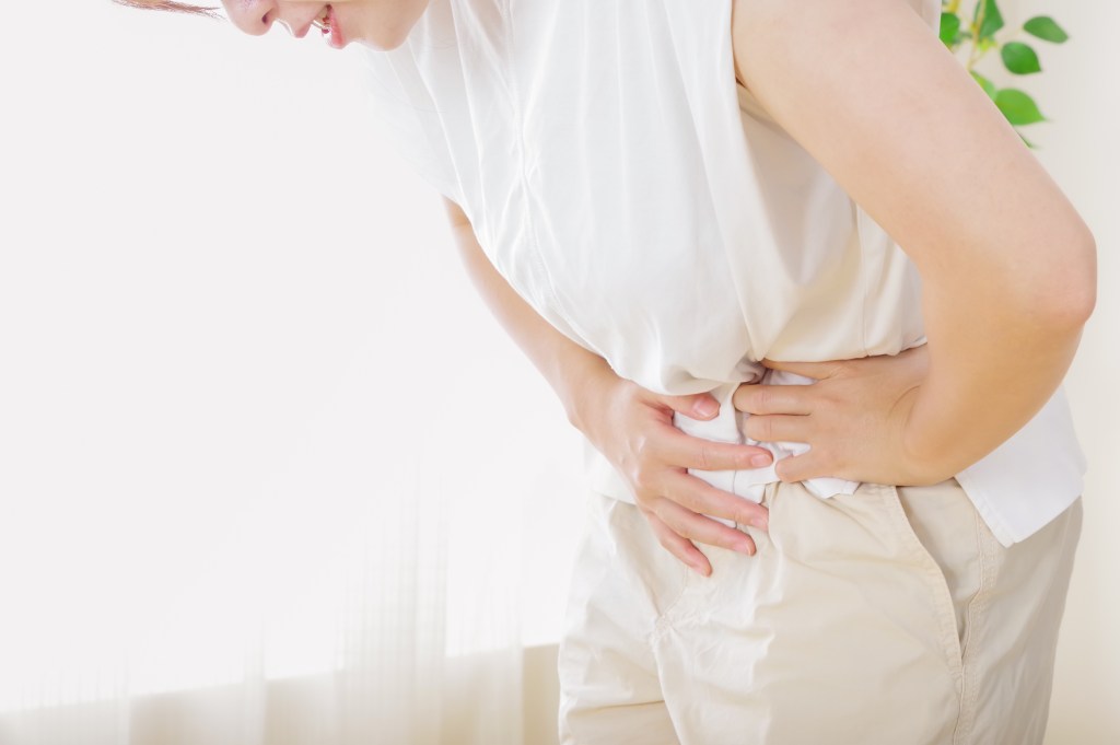 Women with digestive discomfort