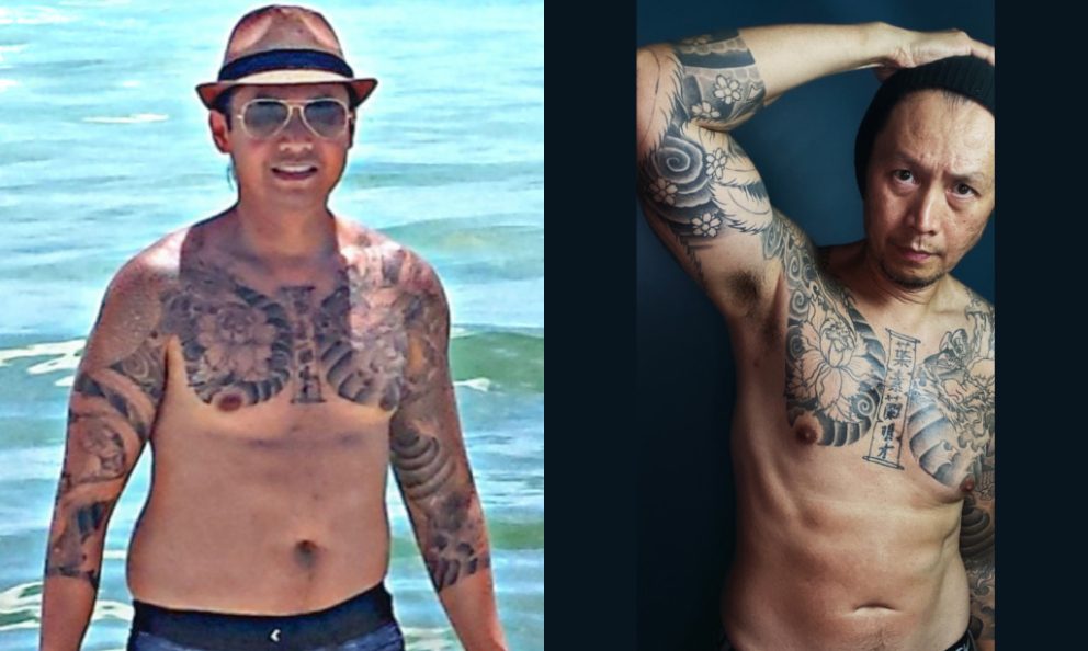Before and after image of Rayland Fuentes