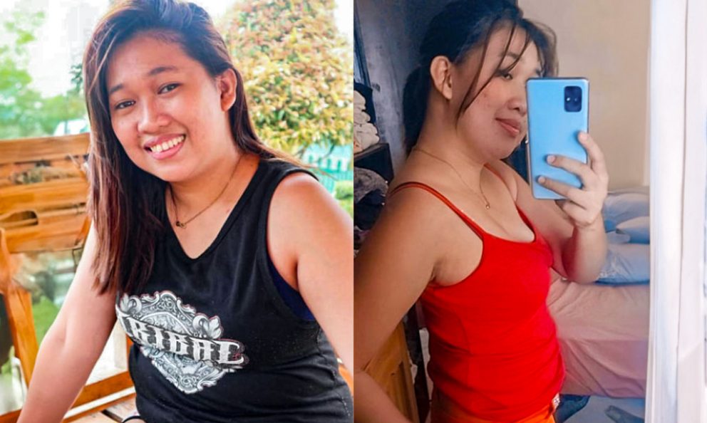 Before and after image of Hannah C.