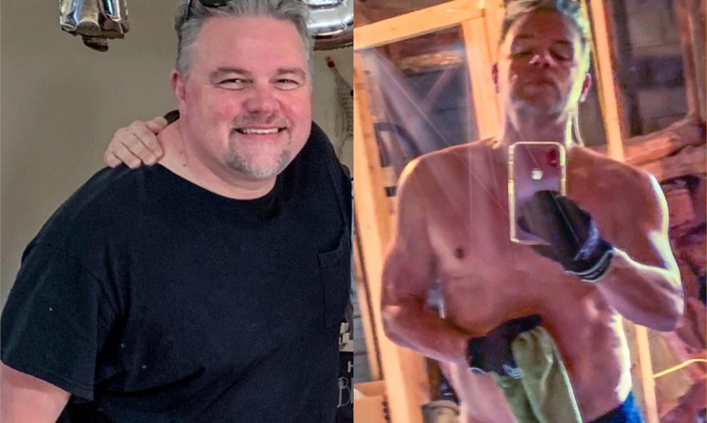 Before and after image of Regie Hamm