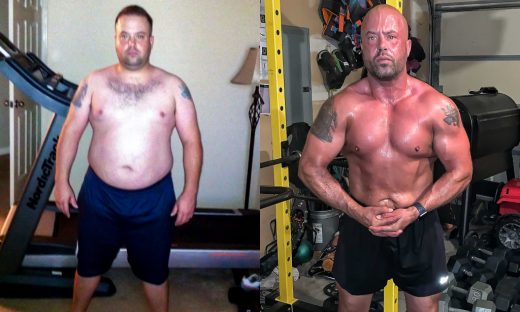 Before and after image of Heath Mahaffey