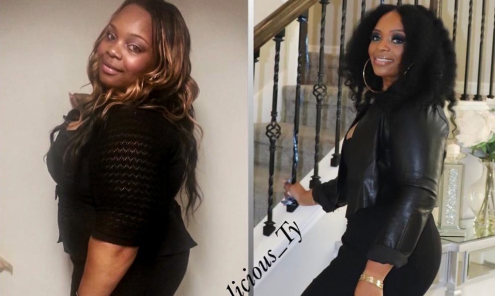 Before and after image of Tynisha