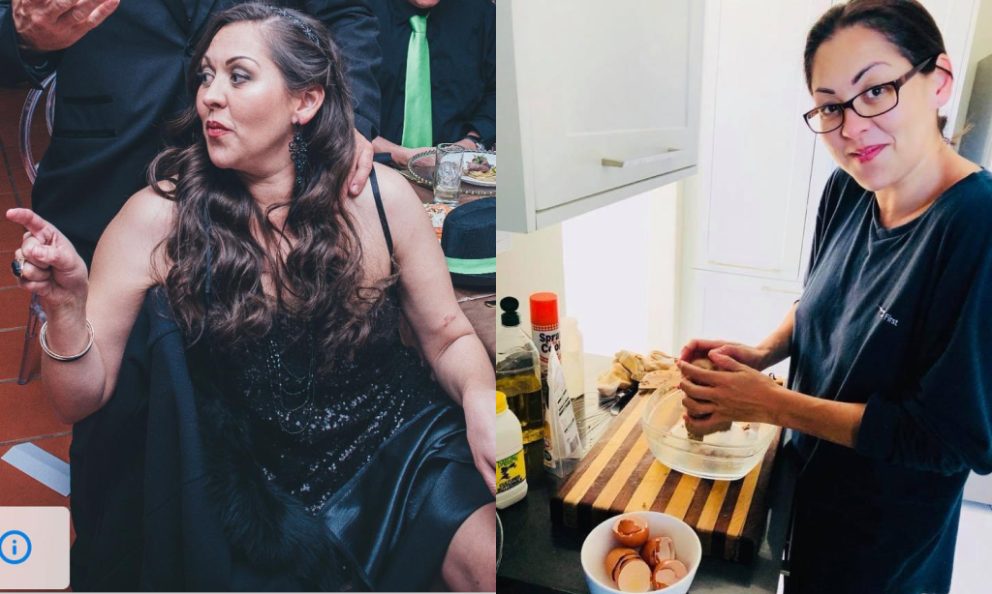 Before and after image of Tamara
