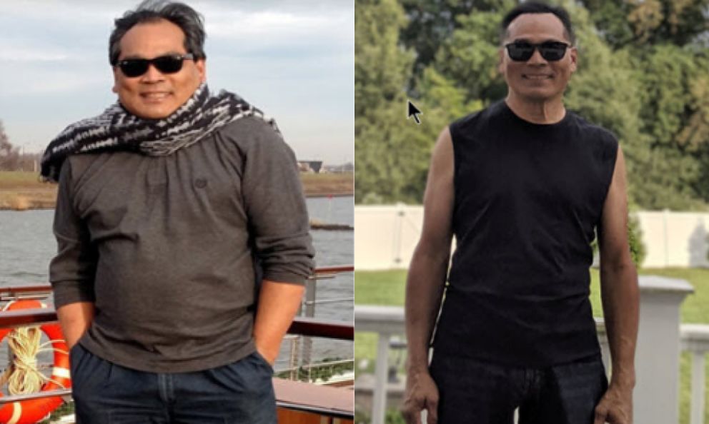 Before and after image of Ricardo Argente