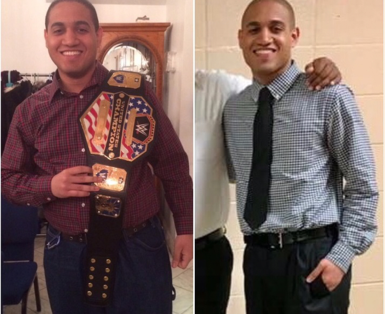 Additional before and after image of Julio Hernandez