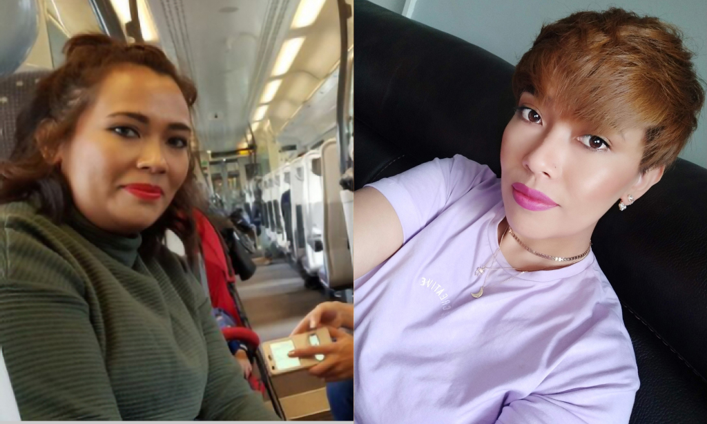 Before and after image of Manita Bhusal