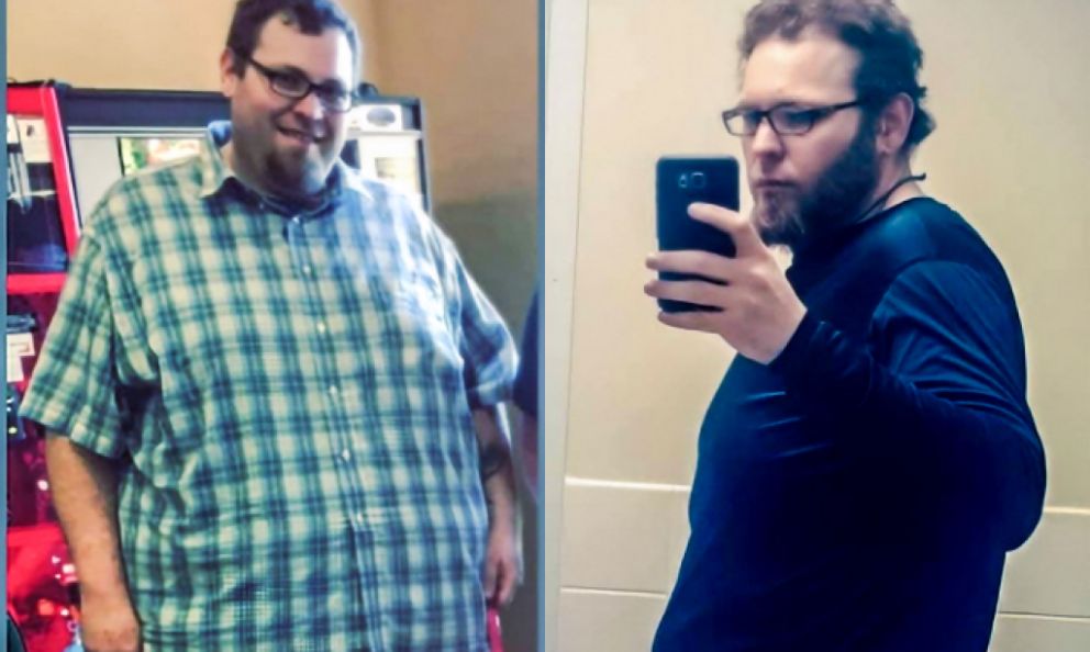 Before and after image of Tony Nelson