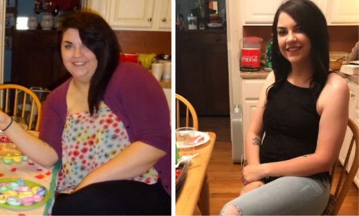 Before and after image of Hannah Piehl