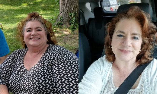 Before and after image of Jennifer Eells