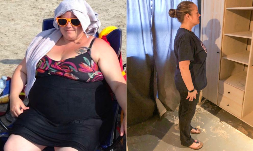 Before and after image of Crystal McGee