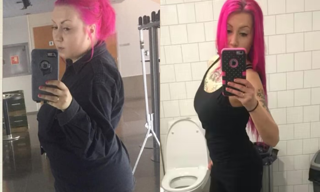 Before and after image of Daisy Friman