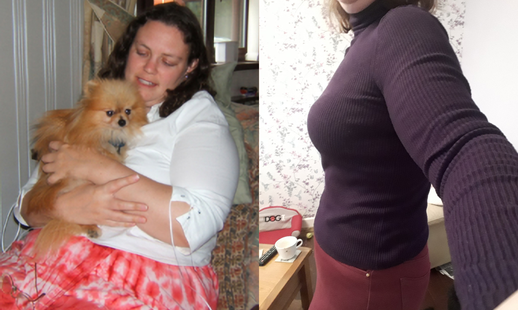 Before and after image of Kate Litchfield