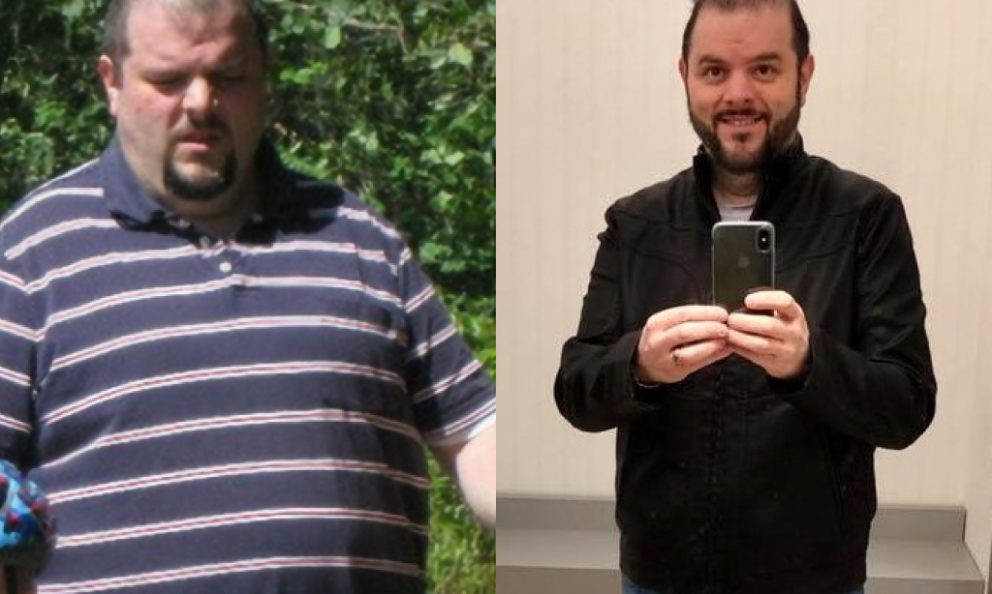 Before and after image of Keith Katsikas
