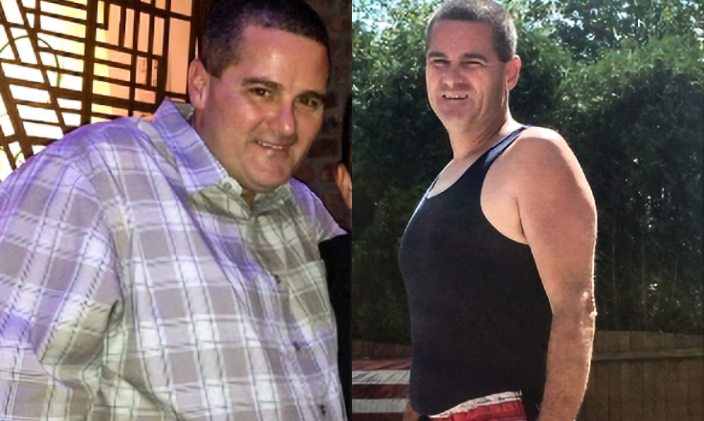 Before and after image of Paul