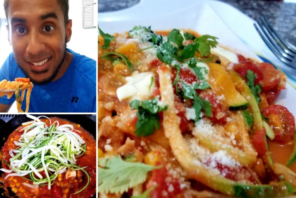 Zucchini pasta photograph from Luis Duran