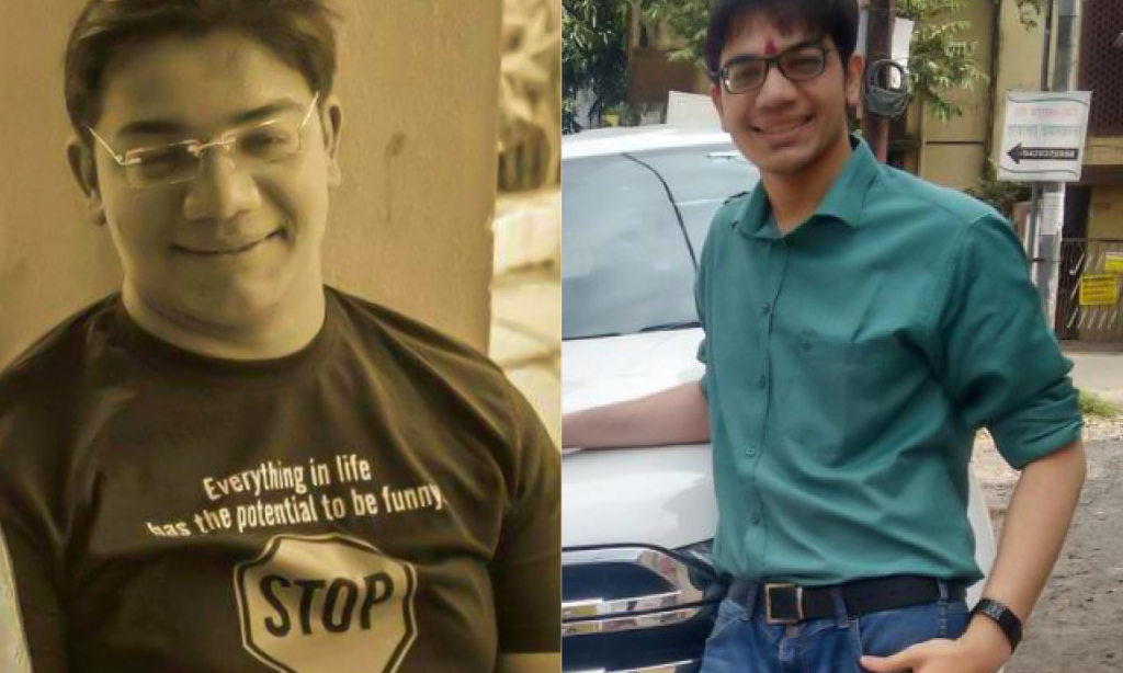 Before and after image of Yashraj Sillodkar