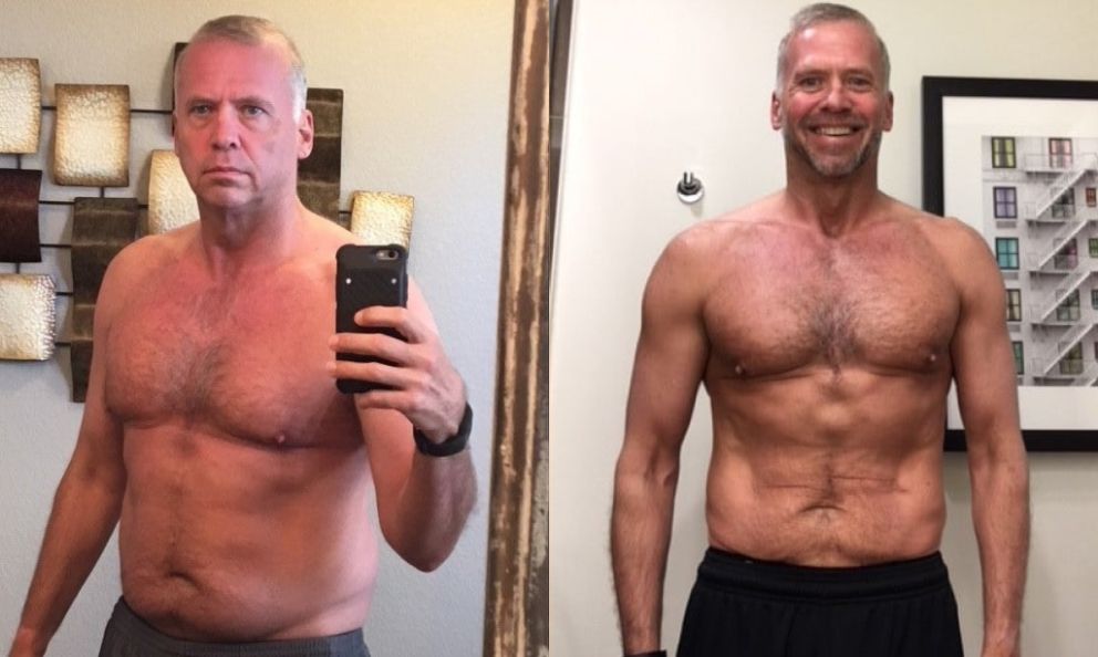 Before and after image of Scott Nelson
