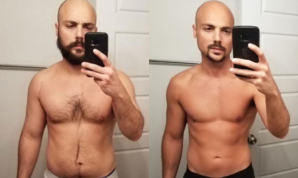 Before and after image of Josh G.