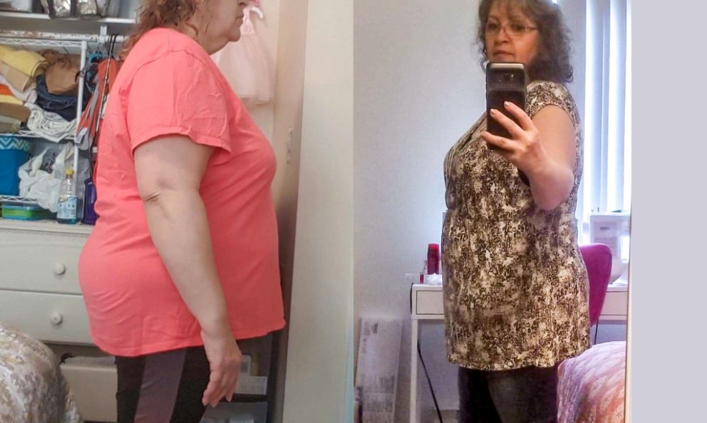 Before and after image of Leticia Robledo