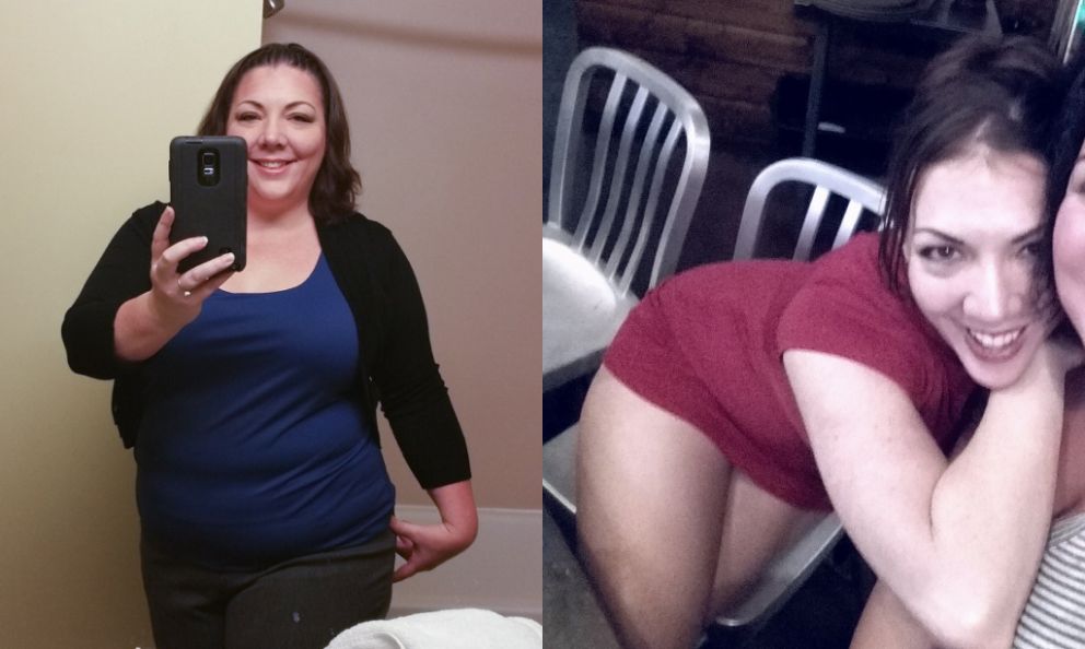 Before and after image of Jenna Jenks