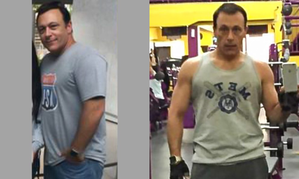 Before and after image of Ray Guerra
